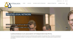 Desktop Screenshot of lawaustralasia.com.au